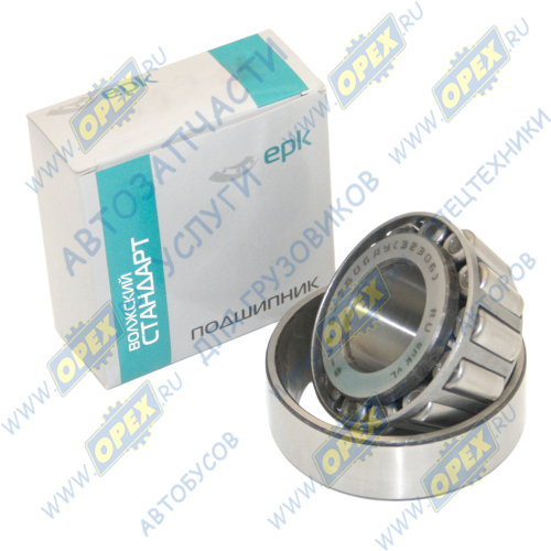 6-7606 АУ Подшипник 30х72х29 ролик.радиал.упорн.конич. 1-ряд.(угол наклона роликов <20 градусов) MERCEDES ATEGO (98-04) / LK/LN2, NG BPW (1970-2020), MAN LCV (1 Волжский Стандарт